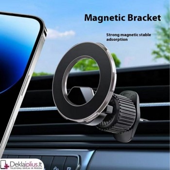 Telefono automobilinis laikiklis magnetinis (magsafe) į groteles Telefono automobilinis laikiklis magnetinis (magsafe) į groteles
